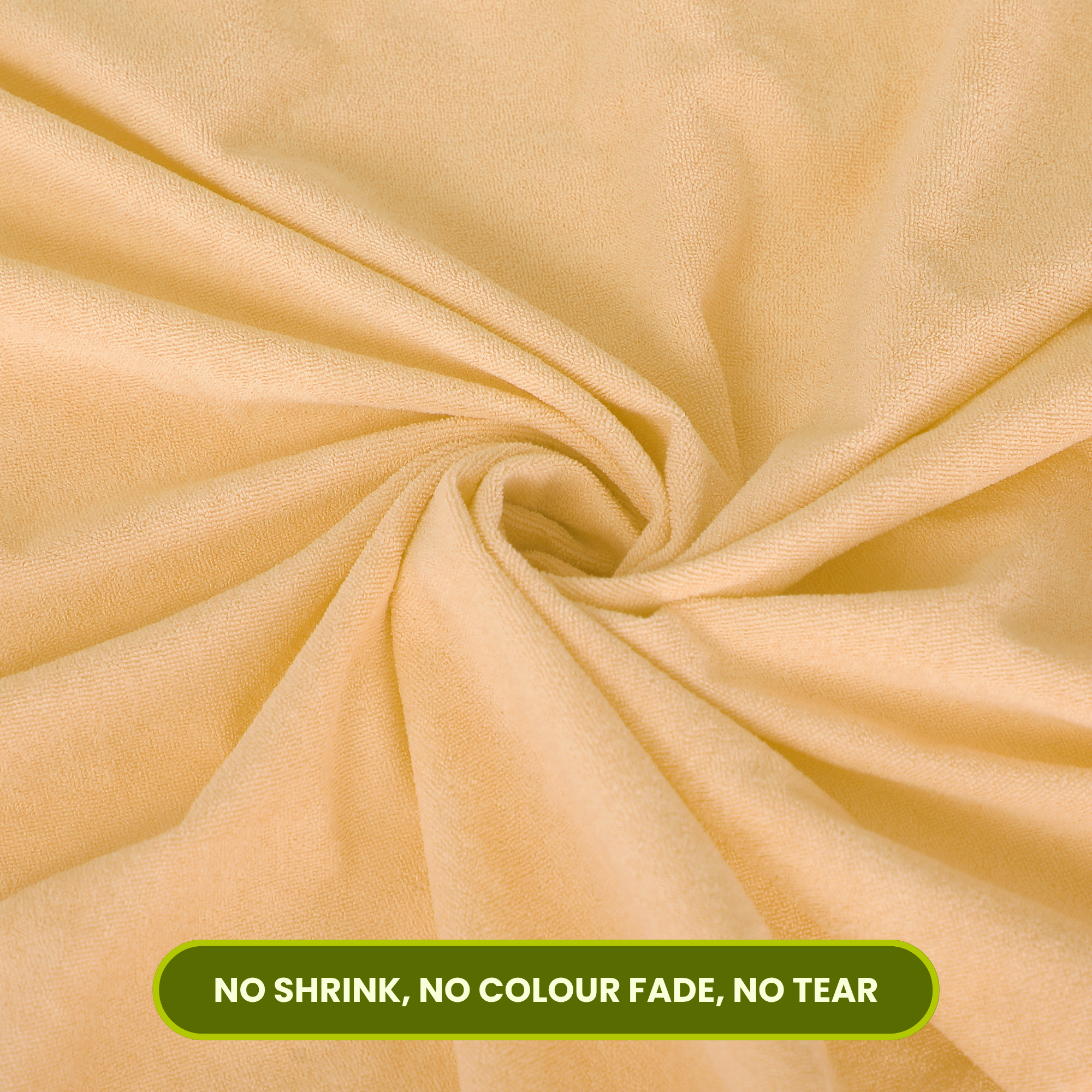 Beige Terry Mattress Protector AVI Lifestyles I09