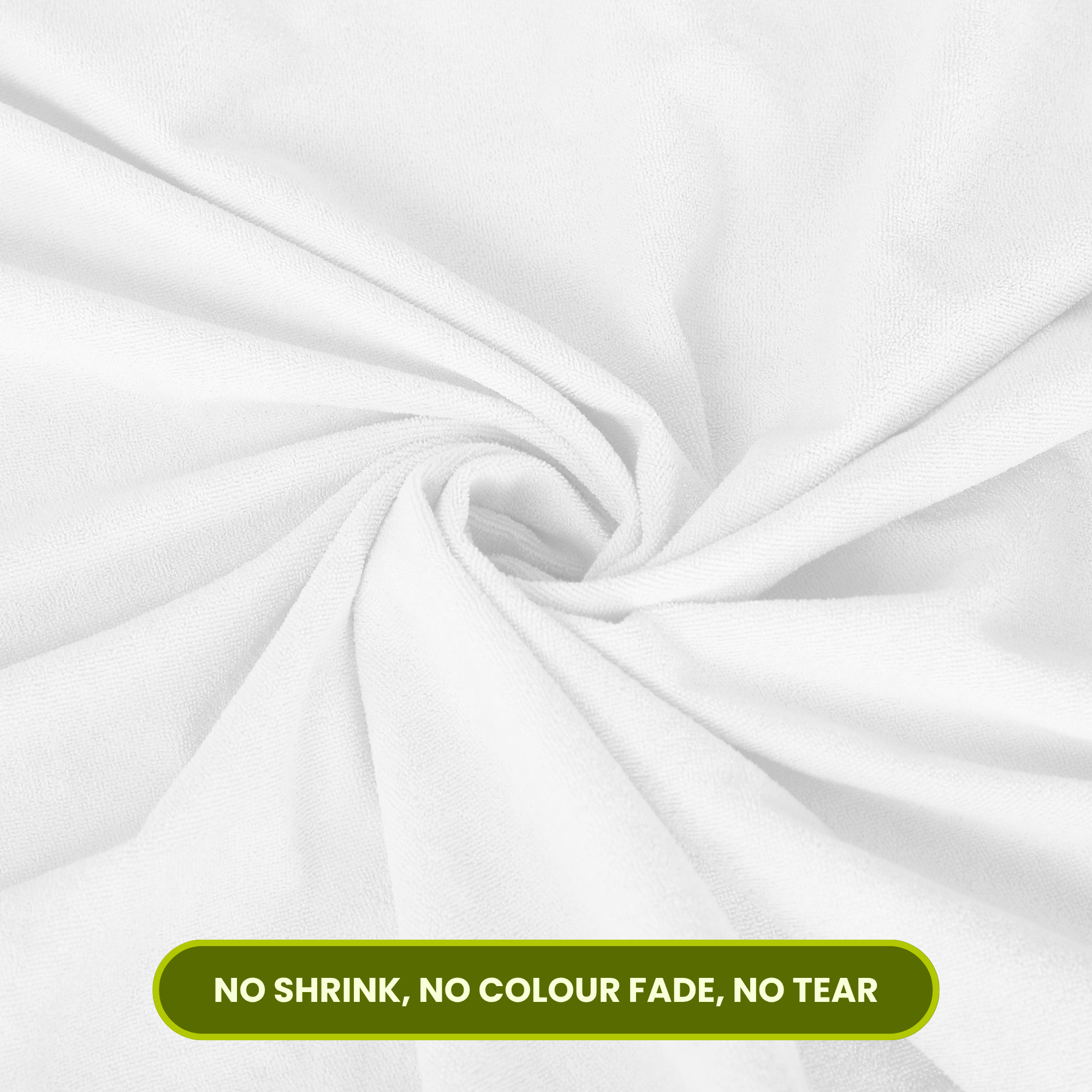 White Terry Mattress Protector AVI Lifestyles I07