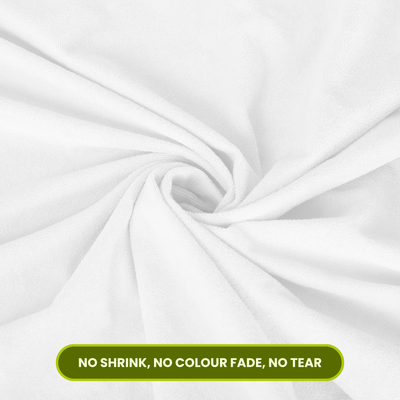 White Terry Mattress Protector AVI Lifestyles I07
