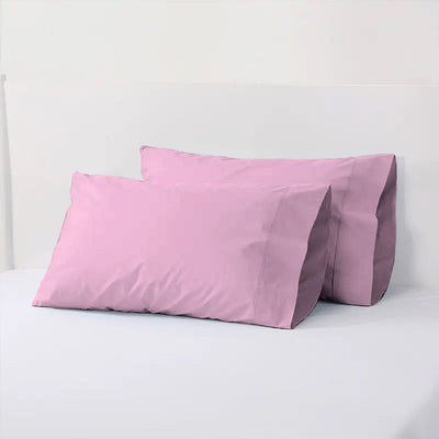 Baby Pink Plain Pillow Covers