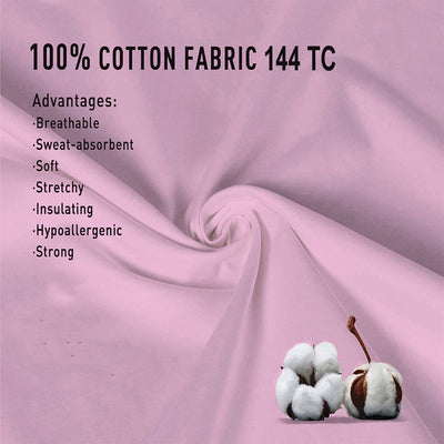Baby Pink Plain Pillow Covers