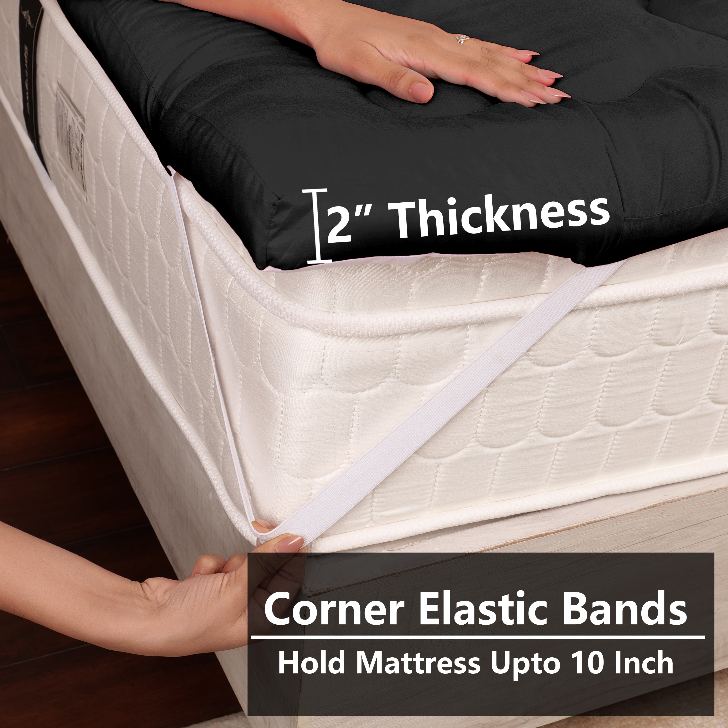 Black Mattress Topper (500 GSM)