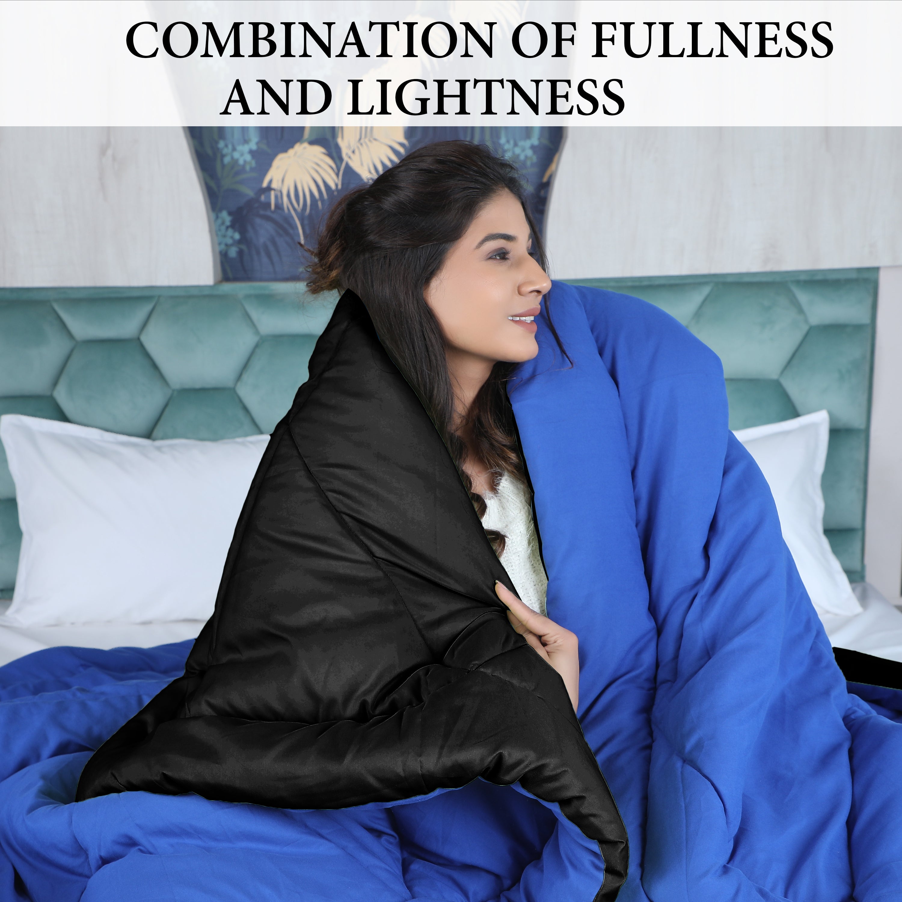 Black & Blue Reversable Comforter