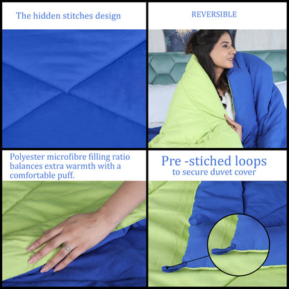 Blue & Green Reversable Comforter