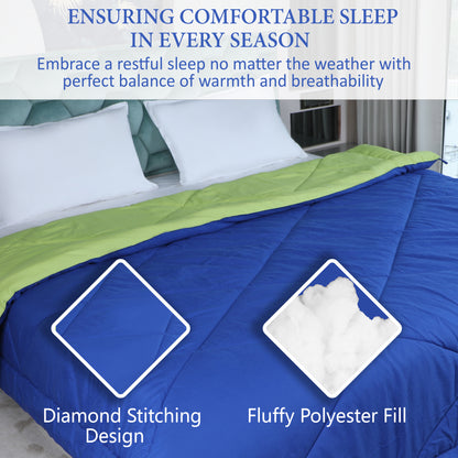 Blue & Green Reversable Comforter