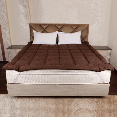 Brown Mattress Topper / Pads #thickness_2-inch-500-gsm
