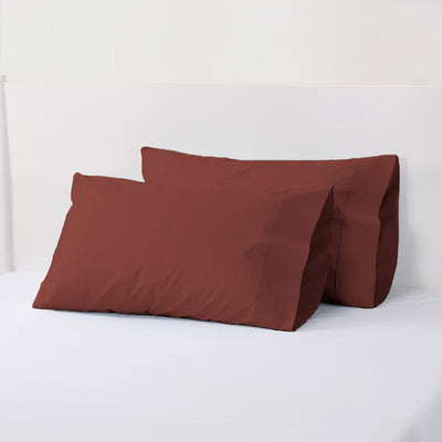 Brown Plain Pillow Covers