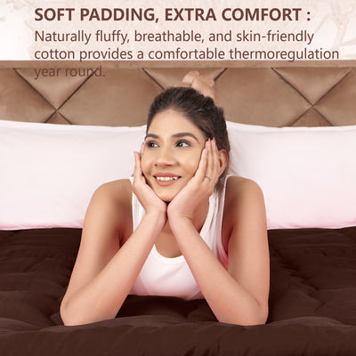 Brown Mattress Topper / Pads #thickness_2-inch-500-gsm