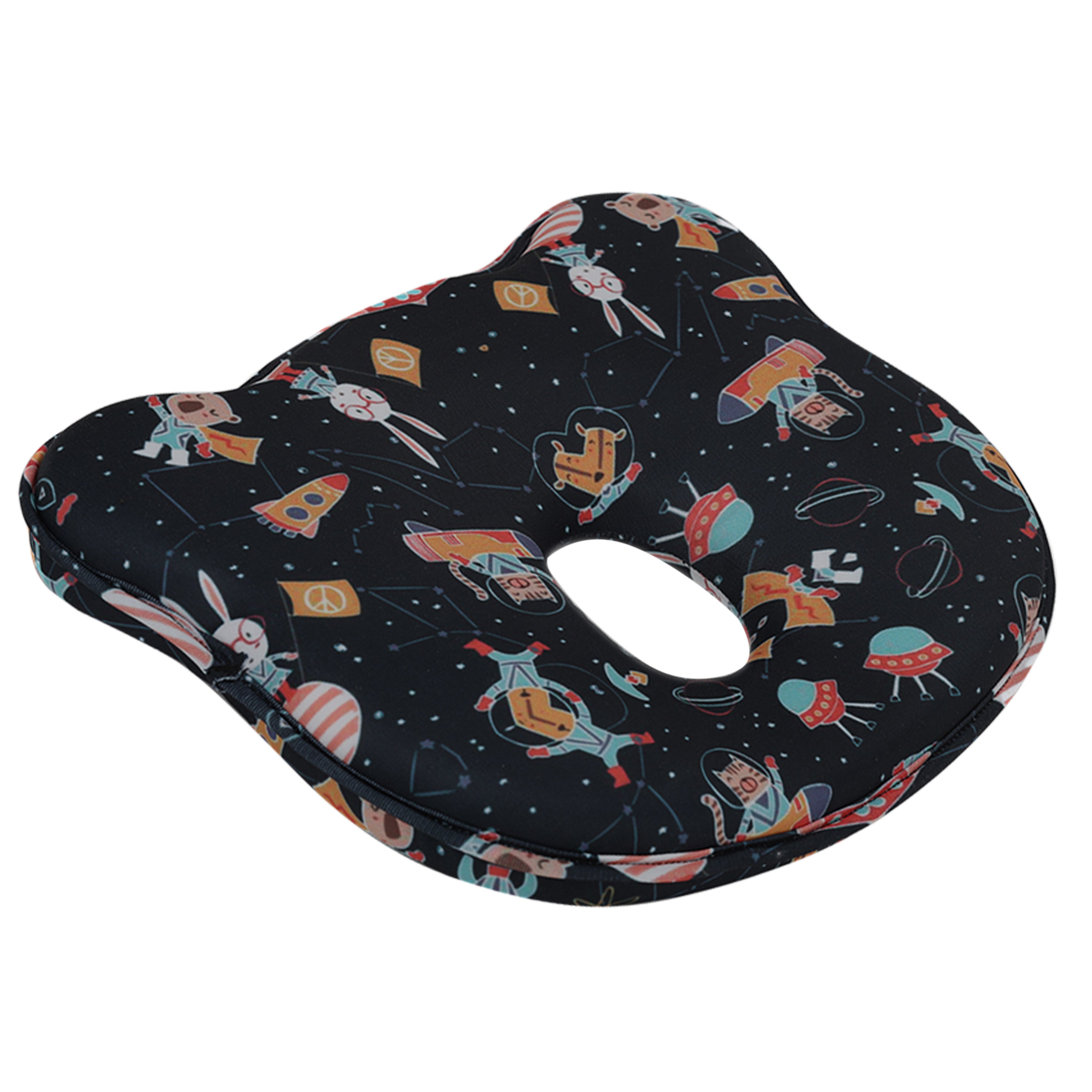 Dark Blue Memory Foam Head Pillow (Space Print)