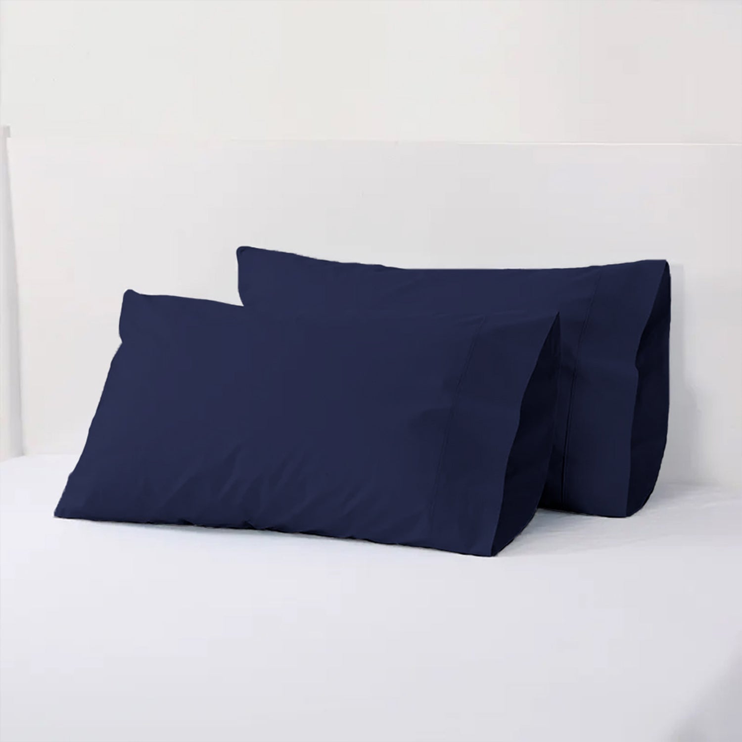 Dark Blue Plain Pillow Covers