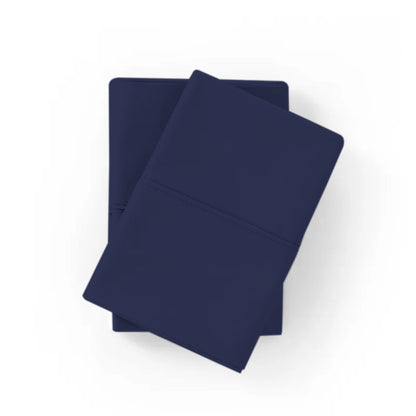 Dark Blue Plain Pillow Covers