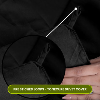 Black Comforter/Duvet