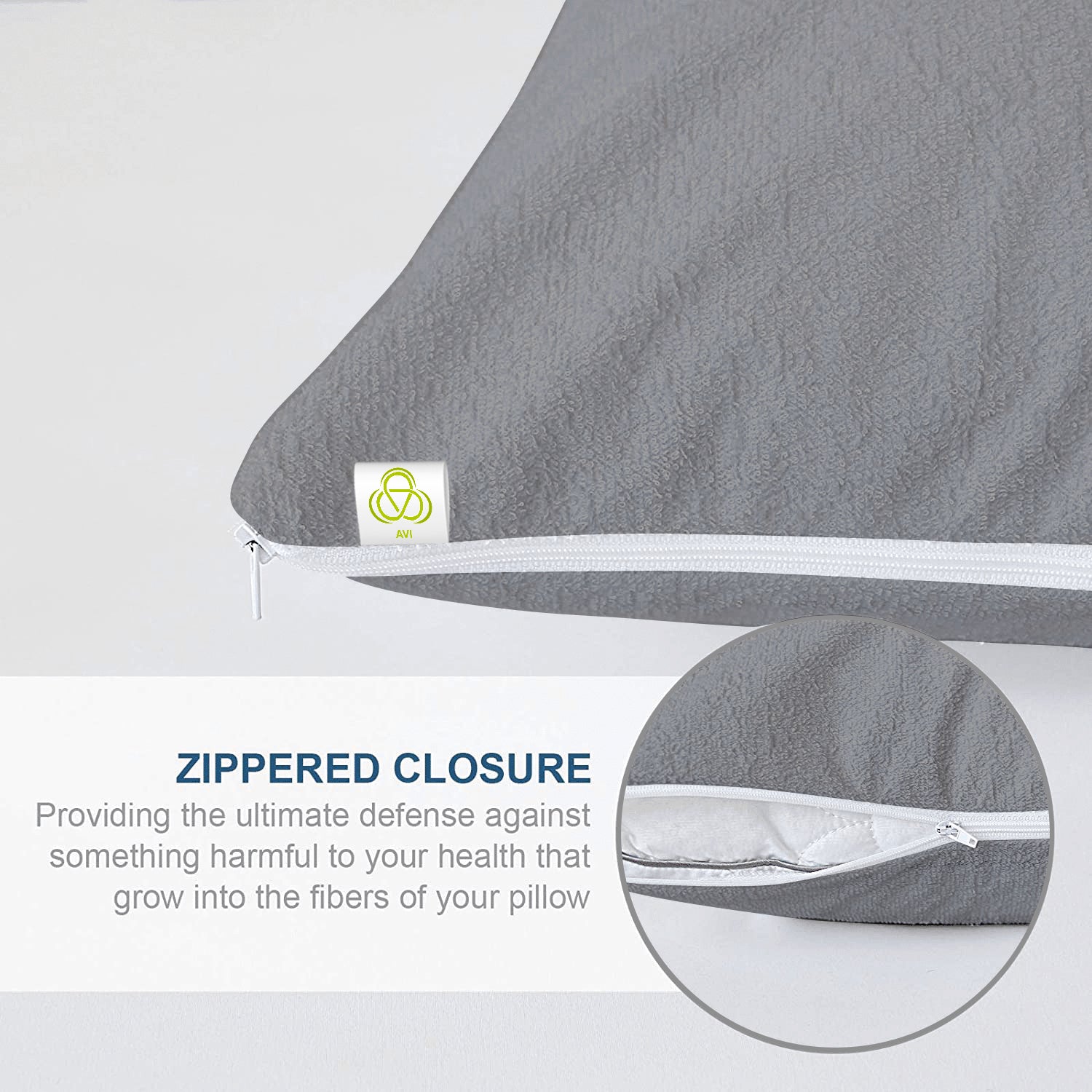 Grey Cushion Protector