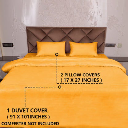 Golden Stripe Duvet Covers