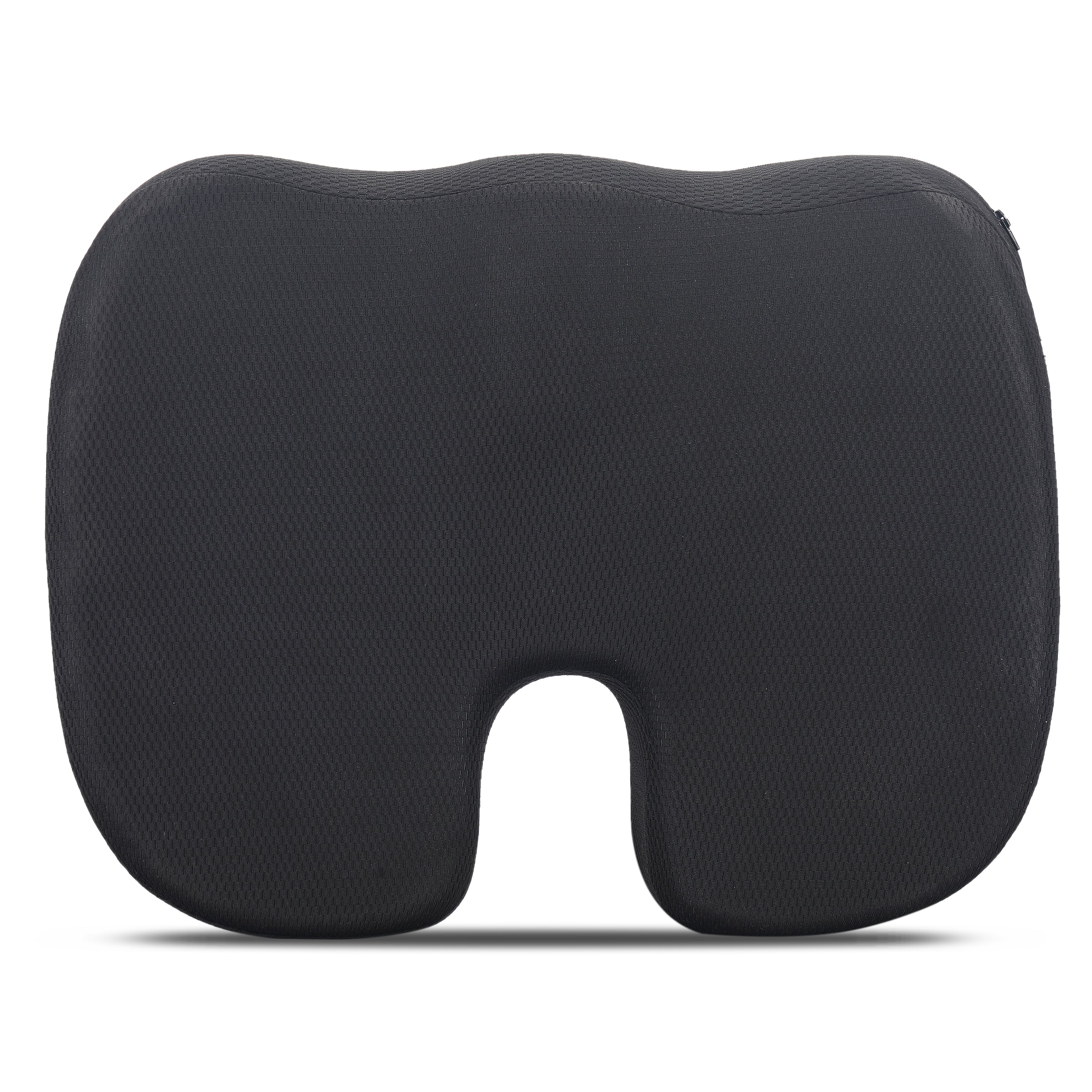 Black Orthopedic Chair Pad Memory Foam