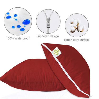 Maroon Cushion Protector