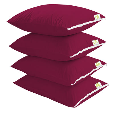 Maroon Pillow Protector (Set of 2)