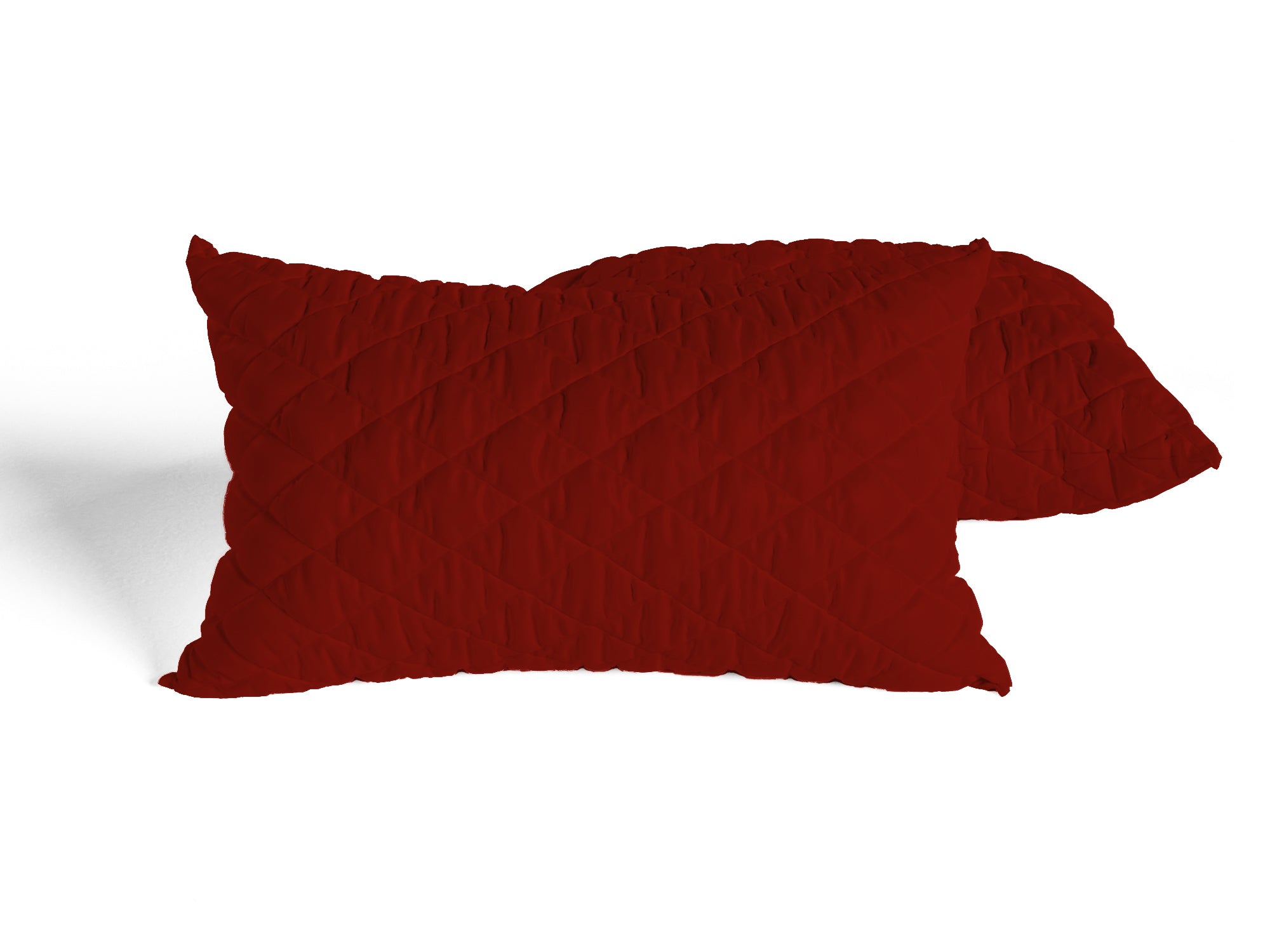 Maroon Quilted Pillows