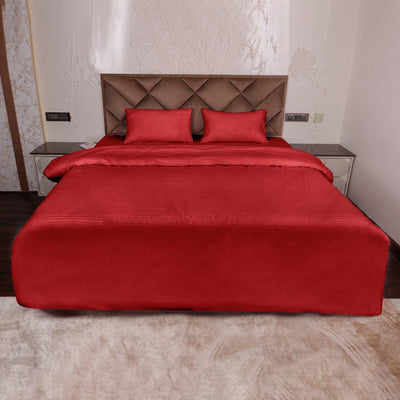 Maroon Stripe Duvet Covers