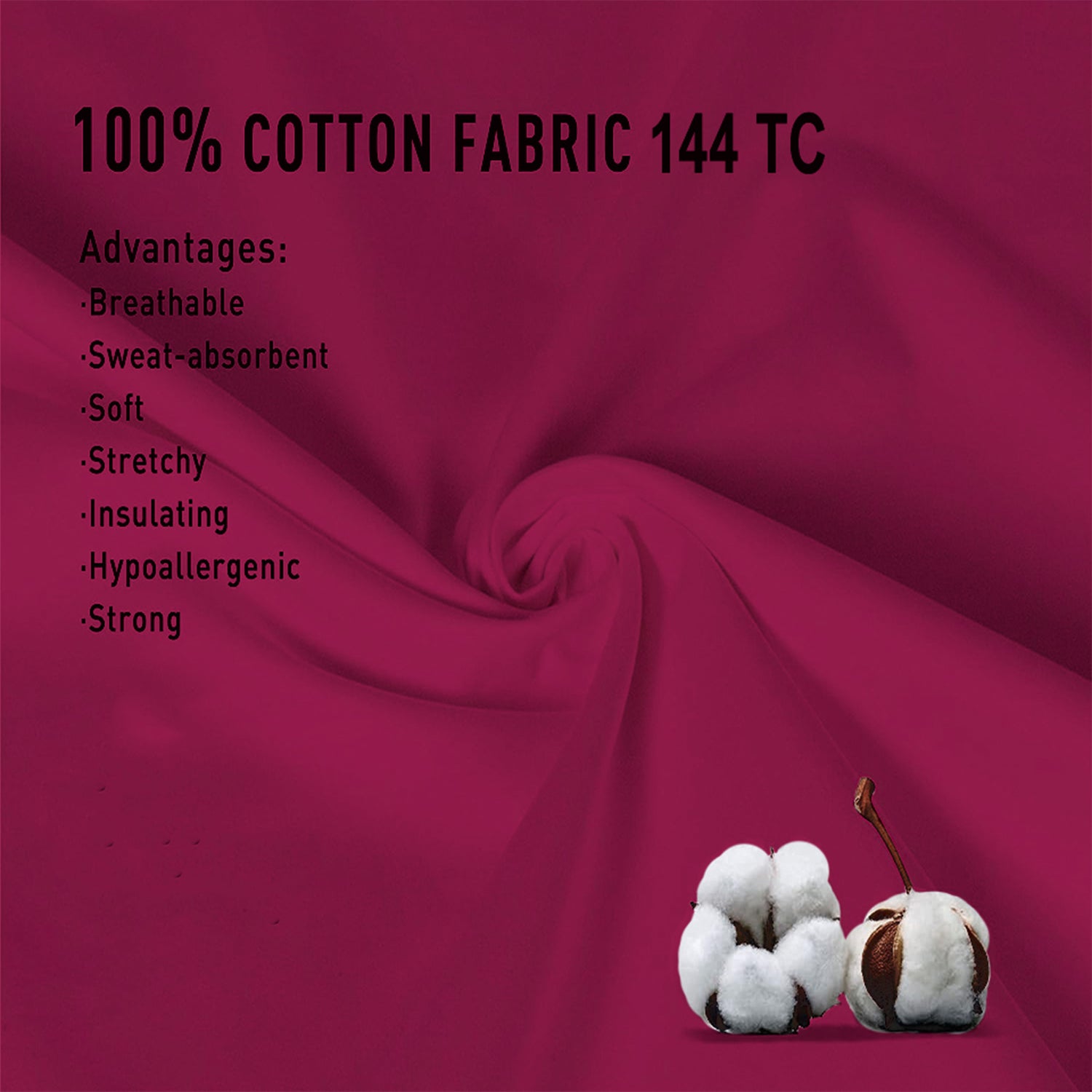 Maroon Plain Pillow Covers