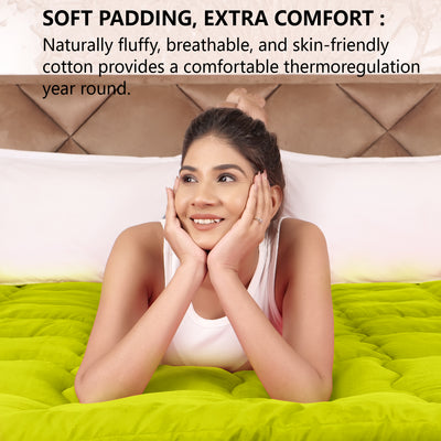 Mint Green Mattress Topper (500 GSM)