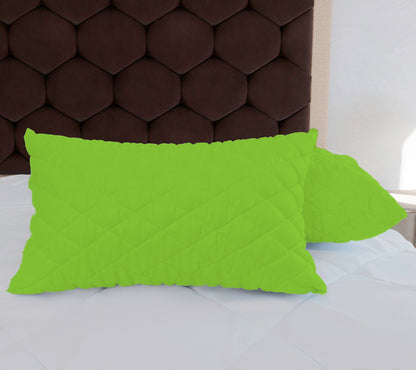 Mint Green Quilted Pillows