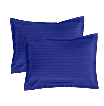 Navy Blue Stripe Pillow Covers