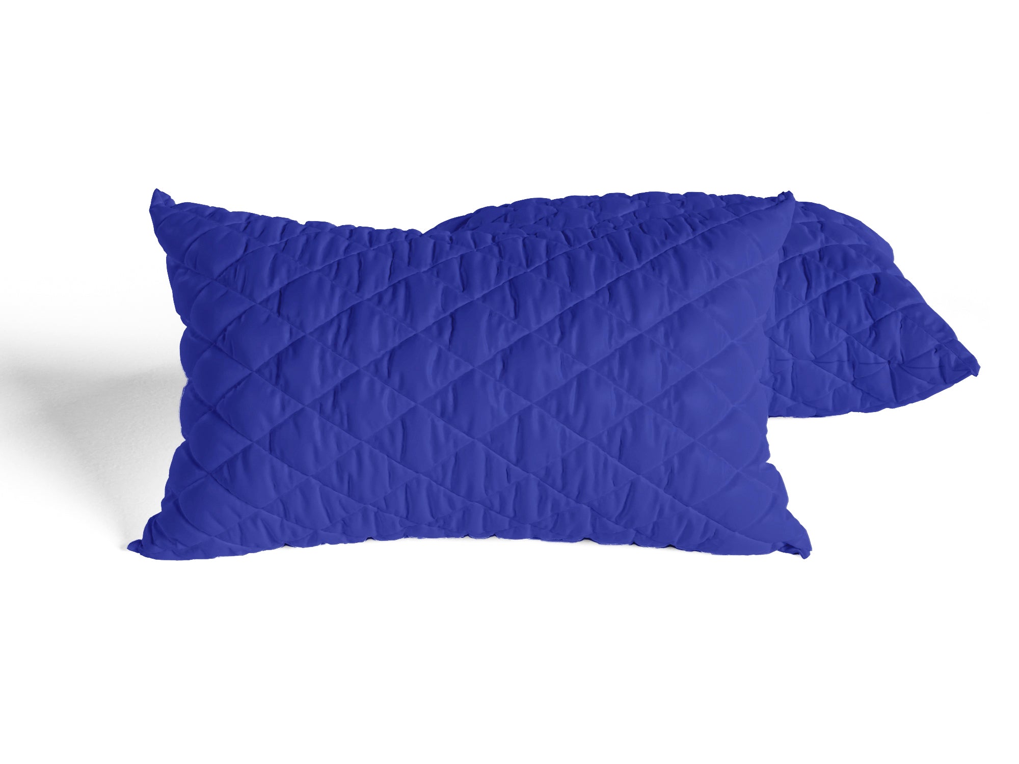 Navy Blue Quilted Pillows