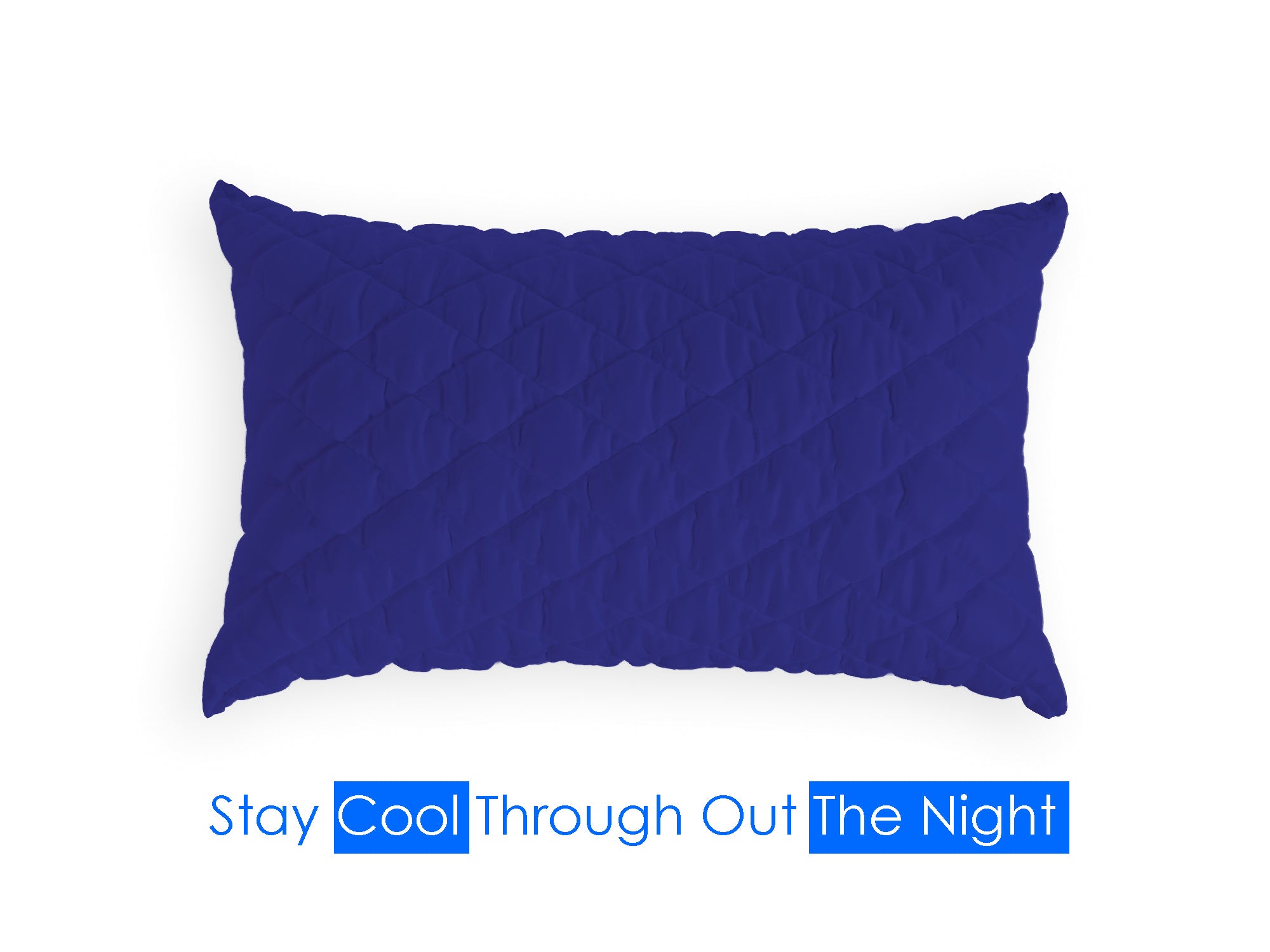 Navy Blue Quilted Pillows