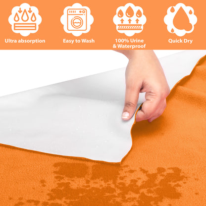 Orange Fleece Dry Sheet