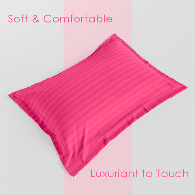 Pink Stripe Pillow Covers