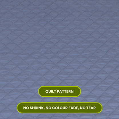 Quilted Grey Mattress Protector 