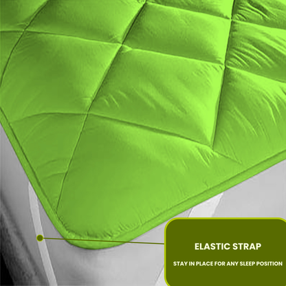Quilted Mint Green Mattress Protector 