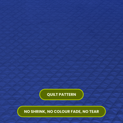 Quilted Navy Blue Mattress Protector 