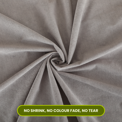 Grey Terry Cotton Mattress Protector