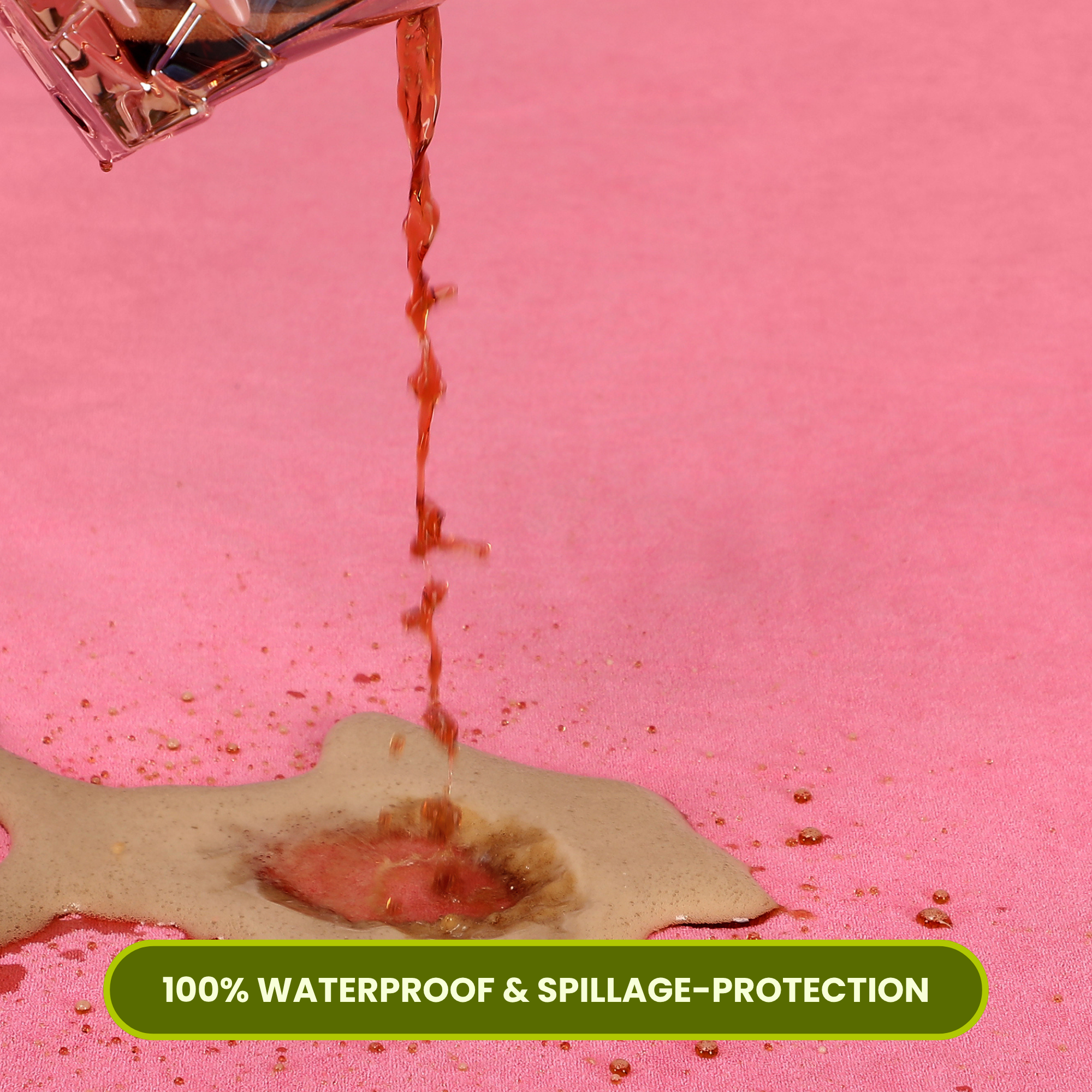 Pink Terry Cotton Mattress Protector