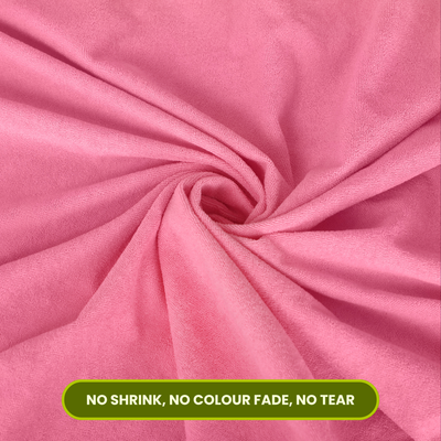 Pink Terry Cotton Mattress Protector
