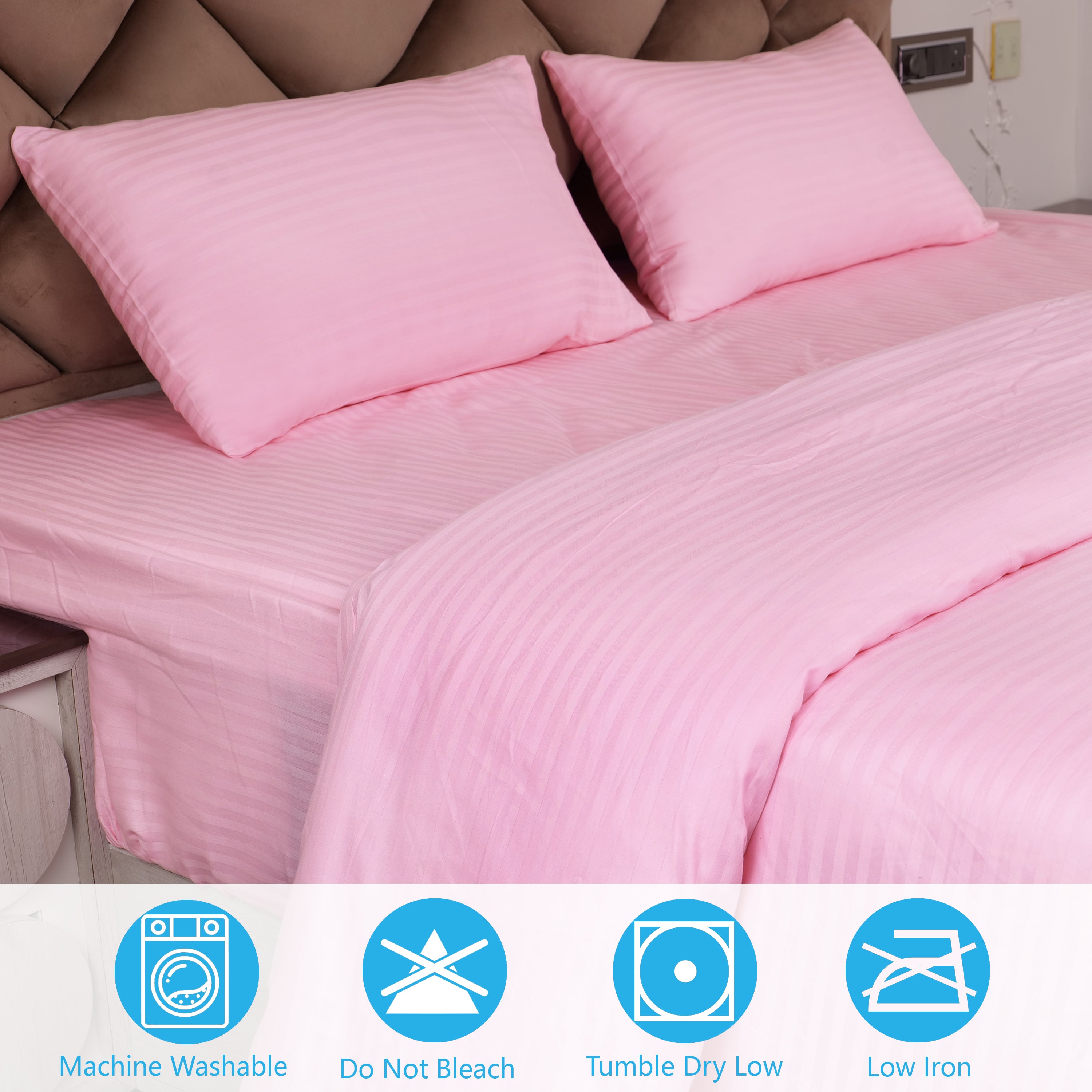 Pink Stripe Duvet Covers