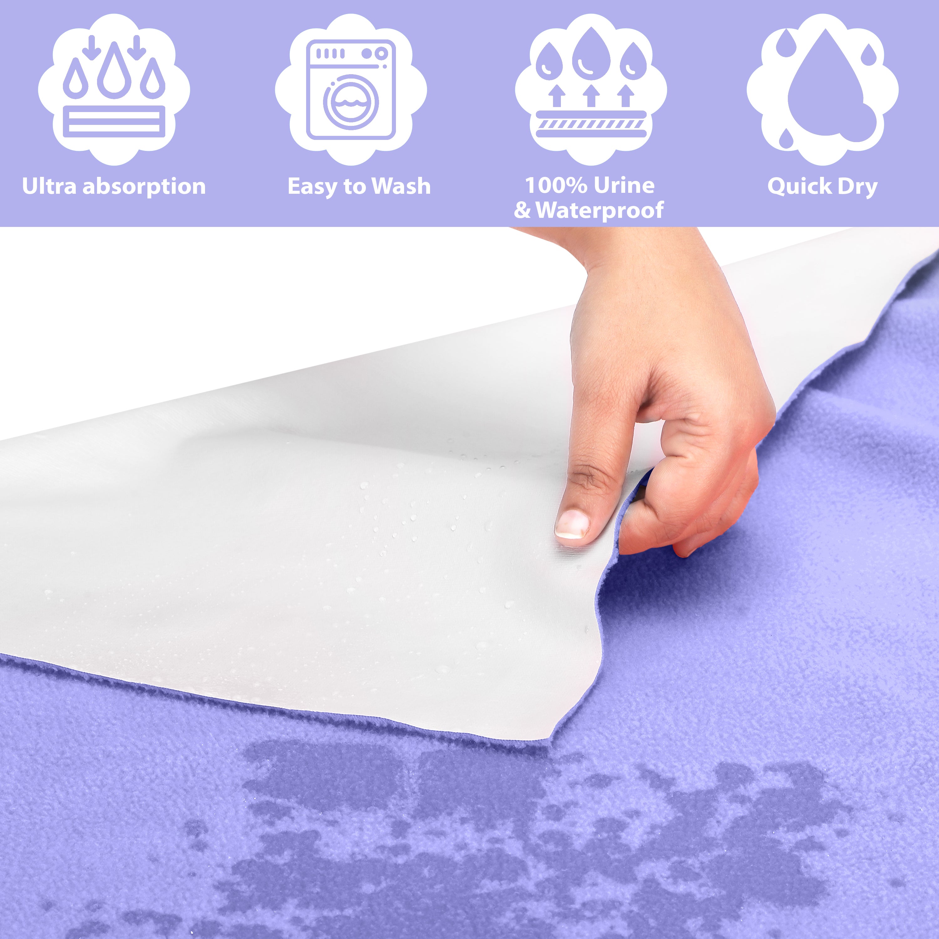 Purple Fleece Dry Sheet