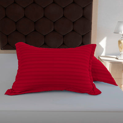 Red Stripe Pillow Covers
