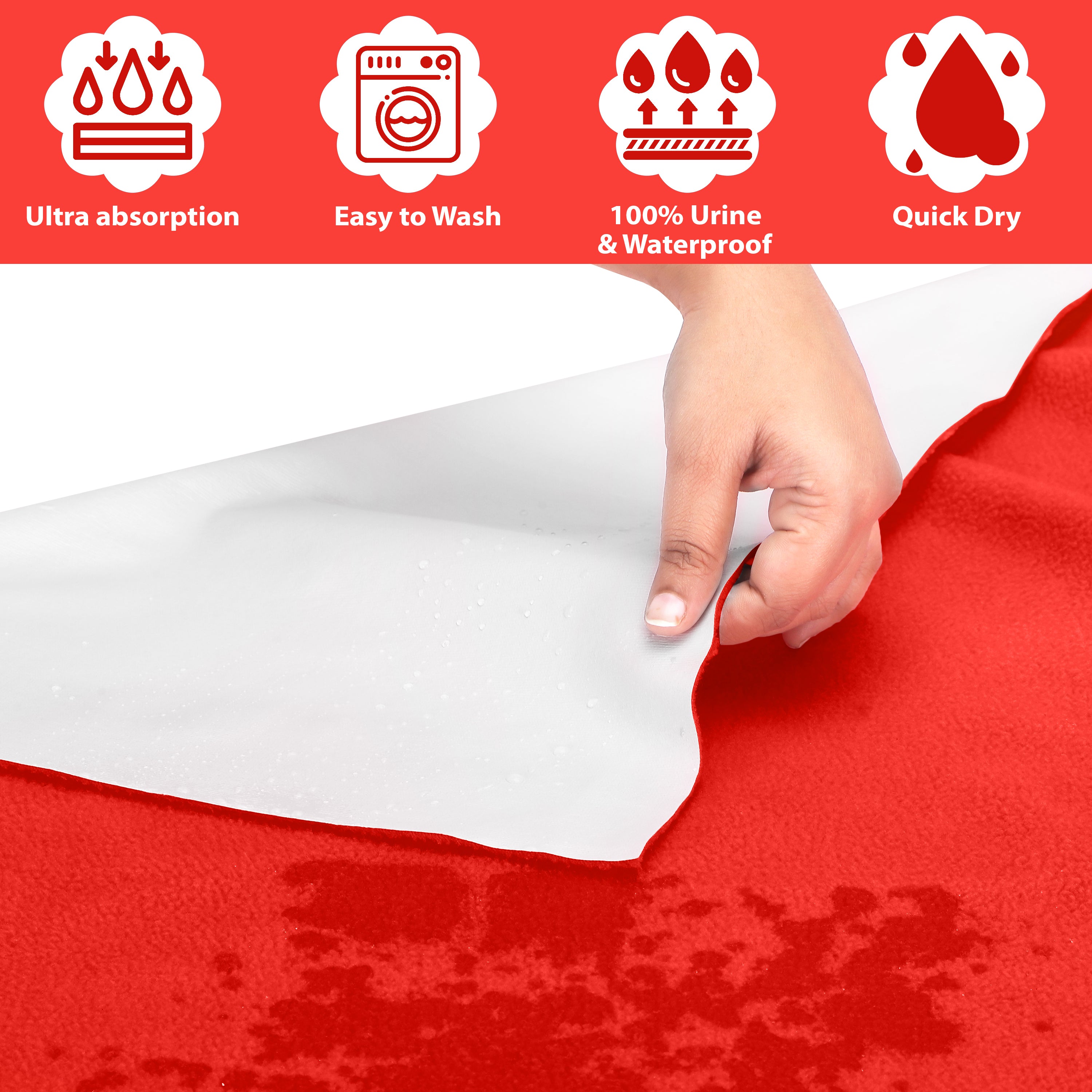 Red Fleece Dry Sheet