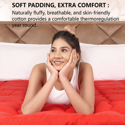 Red Mattress Topper / Pads #thickness_2-inch-500-gsm