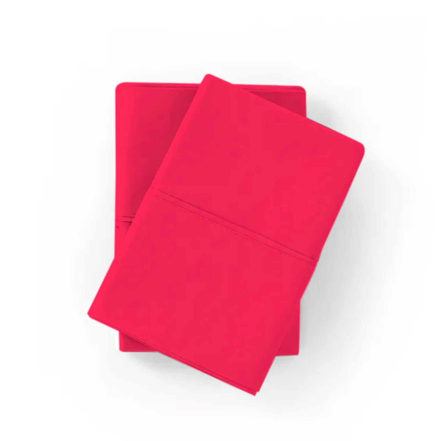 Red Plain Pillow Covers