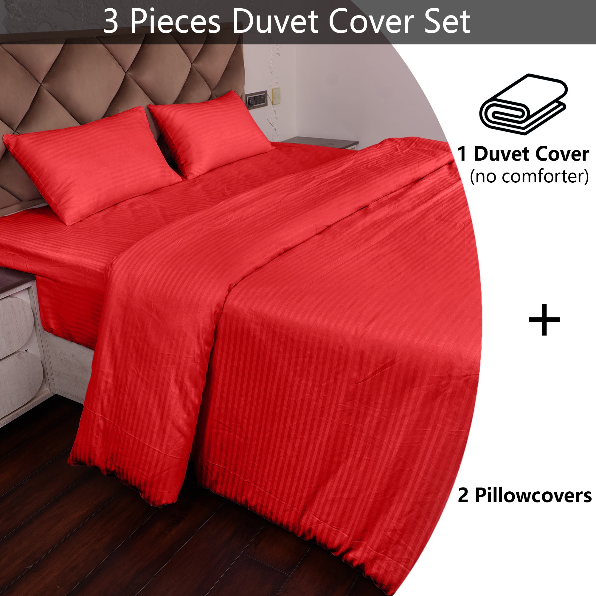 Red Stripe Duvet Covers