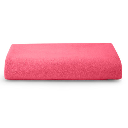 Salmon Rose Fleece Dry Sheet