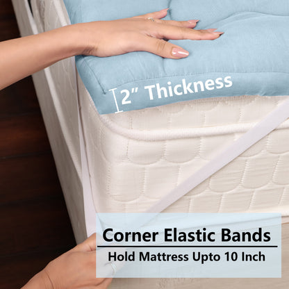 Sky Blue Mattress Topper / Pads 