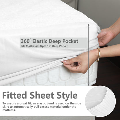 White Mattress Protector (Polycotton)