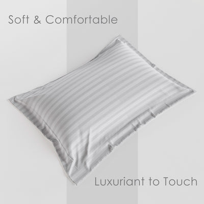 White Stripe Pillow Covers
