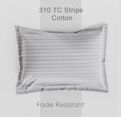 White Stripe Pillow Covers