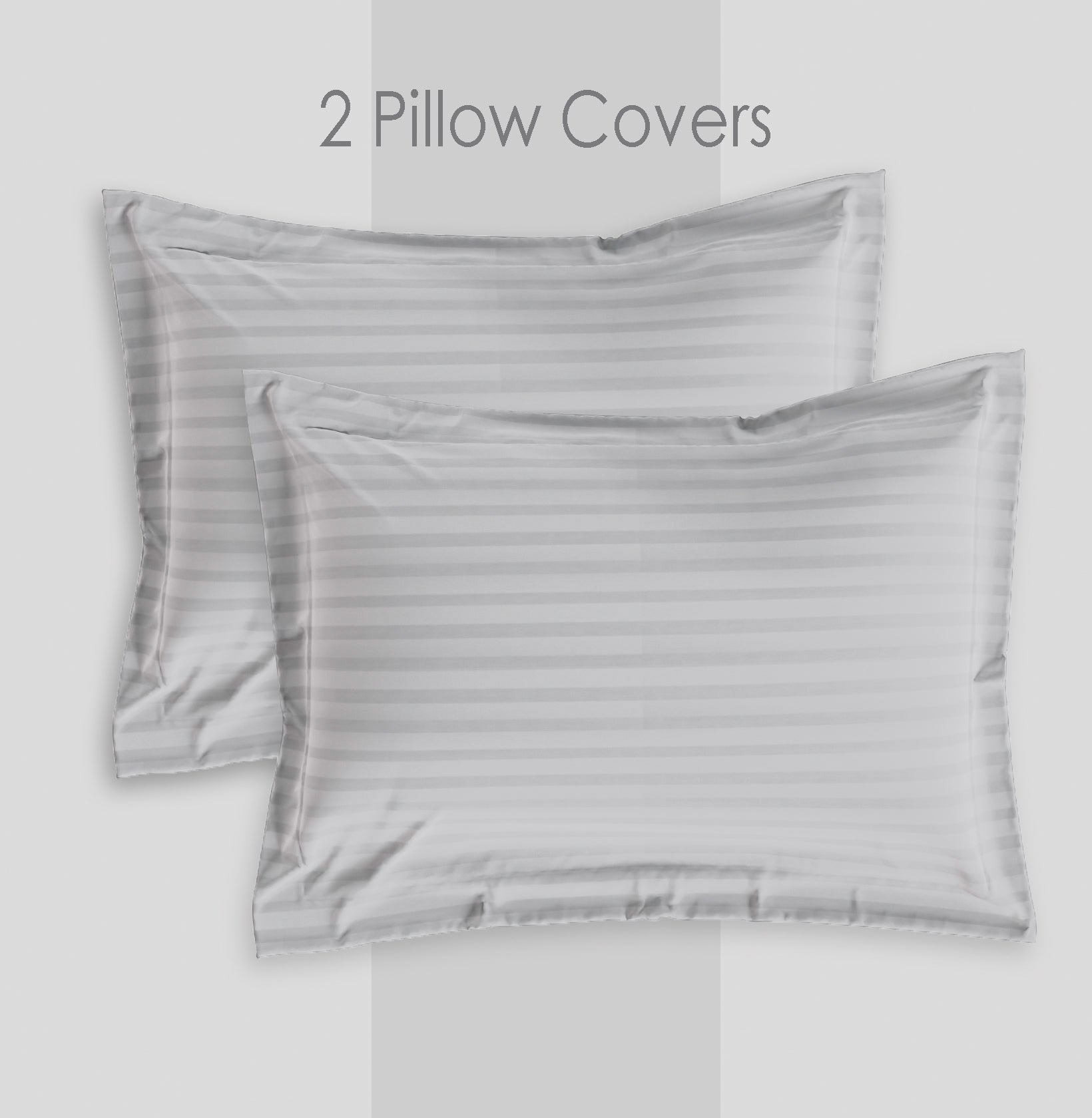 White Stripe Pillow Covers